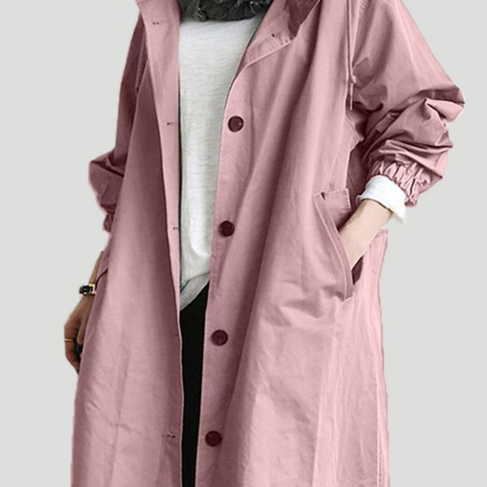 R&B | Langer Wasserdichter Mantel für Damen