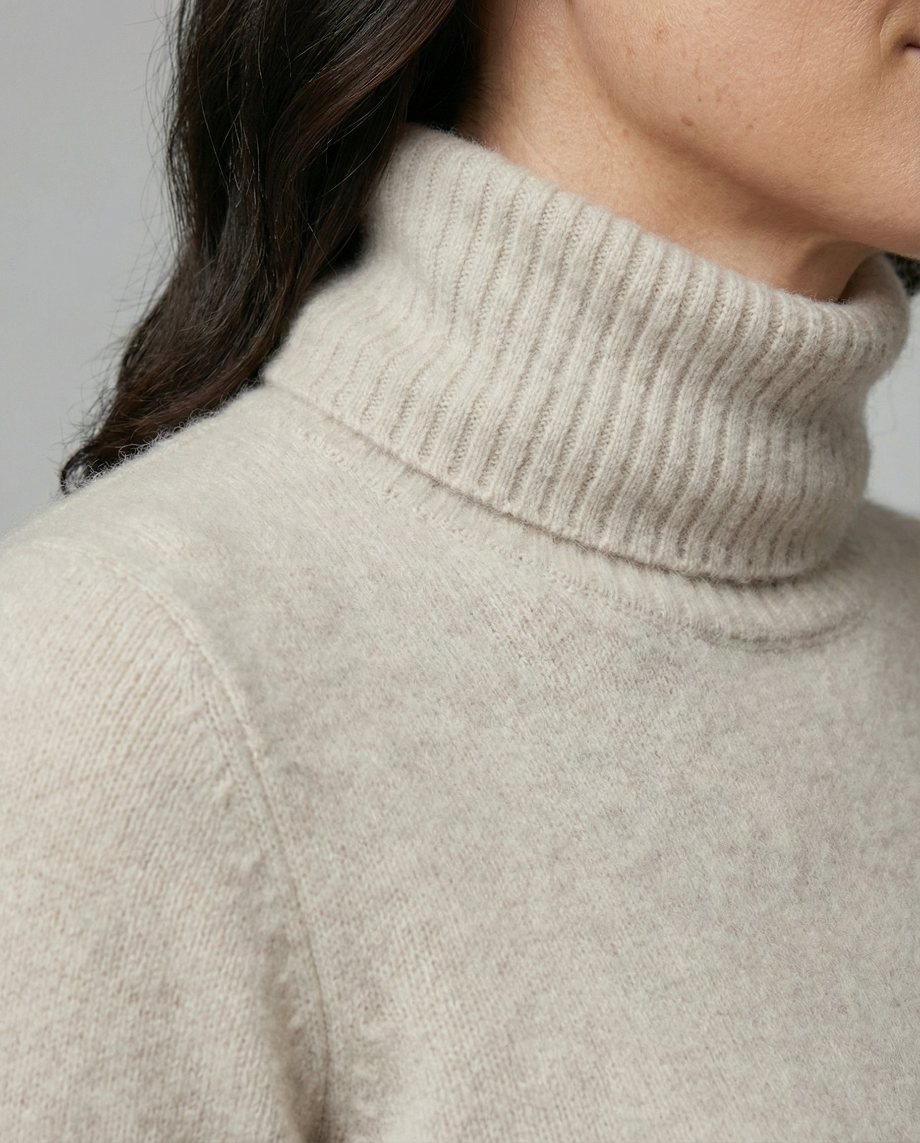 Weicher Rollkragenpullover Damen | R&B