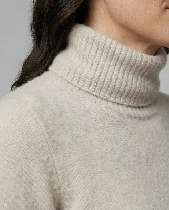 Weicher Rollkragenpullover Damen | R&B