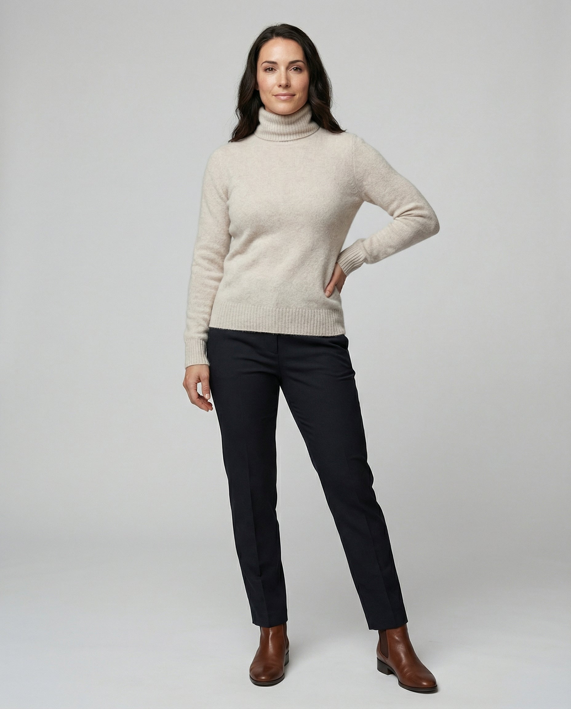 Weicher Rollkragenpullover Damen | R&B