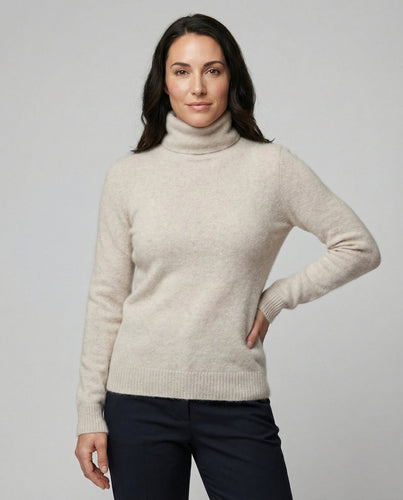 Weicher Rollkragenpullover Damen | R&B
