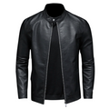 R&B | Trendig Leder Bikerjacke für Männer