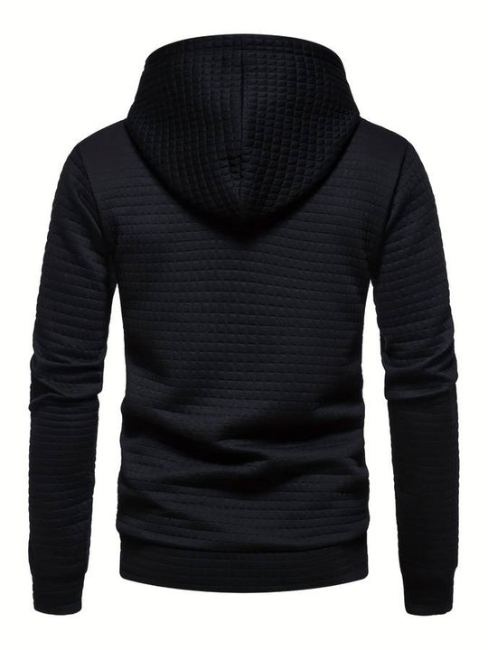 R&B - Lässiger Waffelmuster Hoodie für Männer