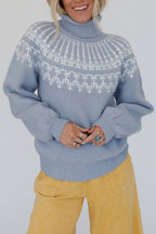 R&B | Weihnachts Verdickte Rollkragen Langarm Gestrickter Pullover