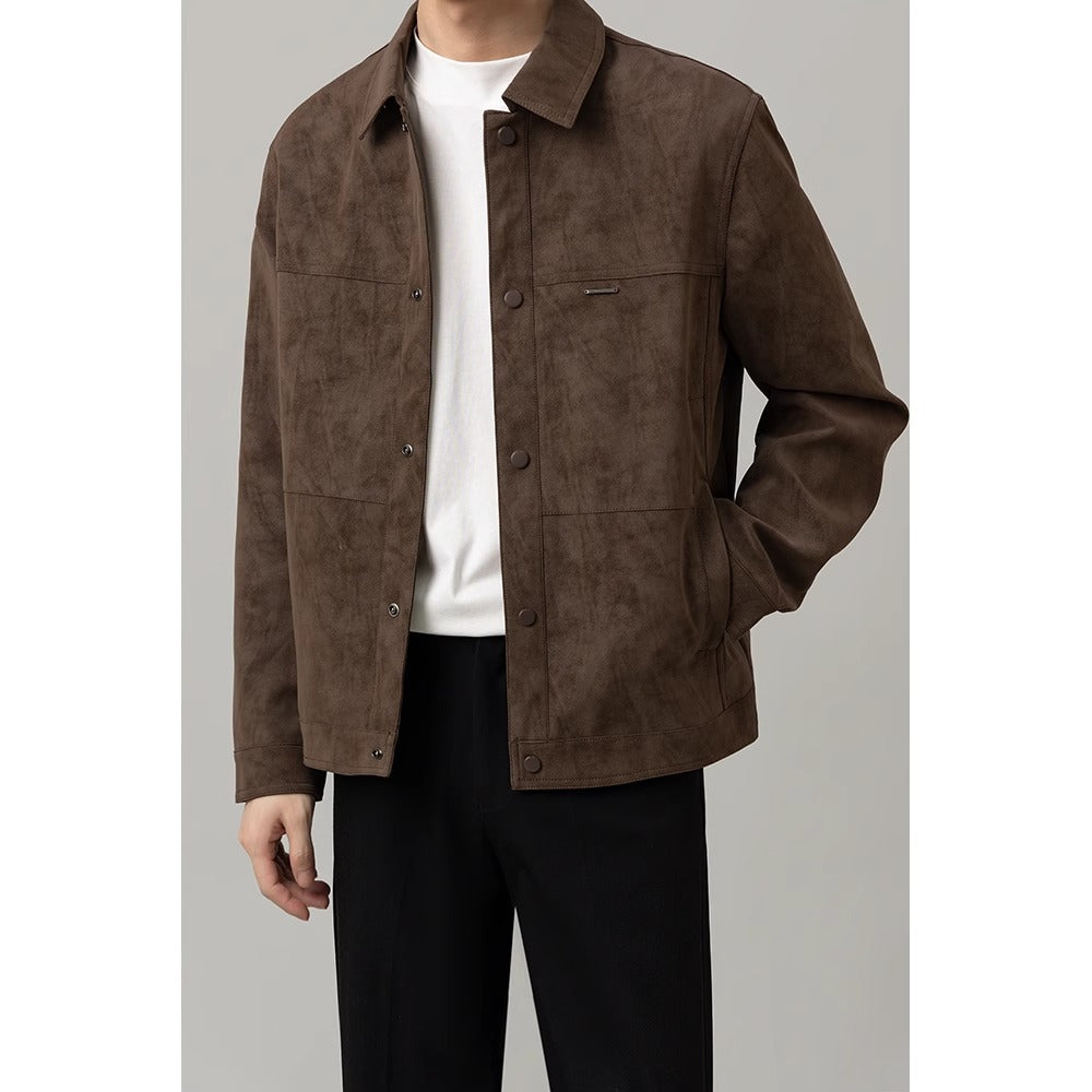 R&B | Herren Button-Down Hemdjacke