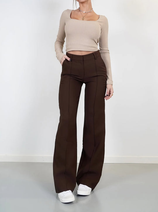 R&B | Taille Damenhose mit Gerader Passform