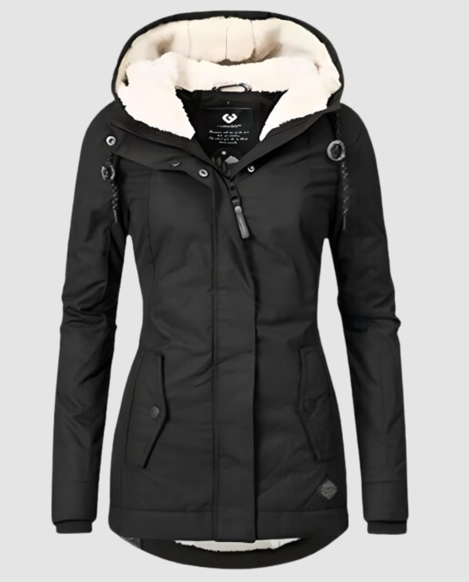 Lange Gefütterte Winterjacke Damen | R&B