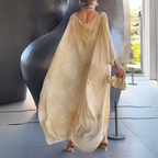 R&B | Elegantes Seiden Chiffon Kleid