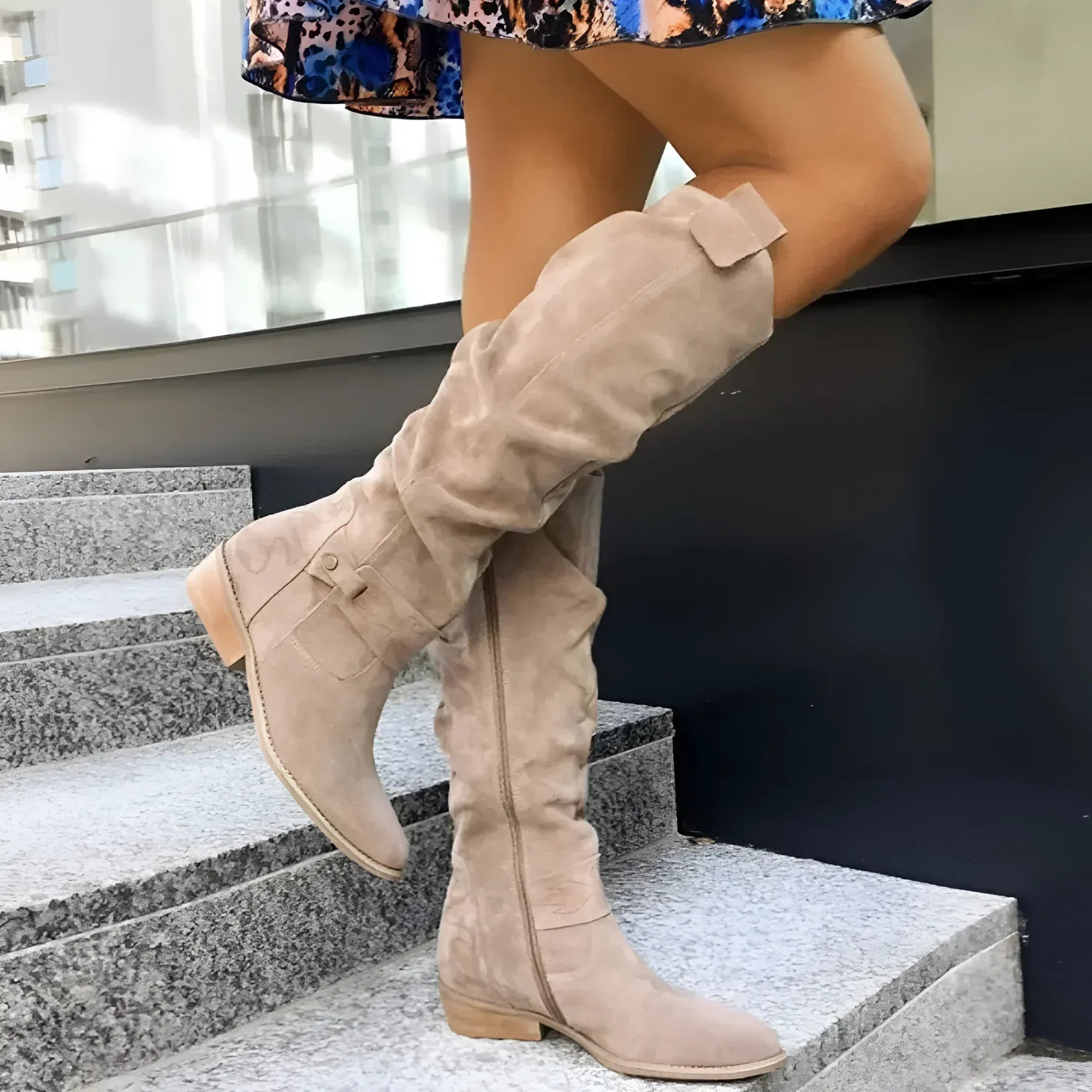 Vintage stiefel mit Reißverschluss