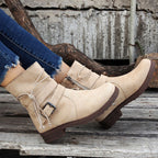 Vintage Schnalle Stiefeletten R&B