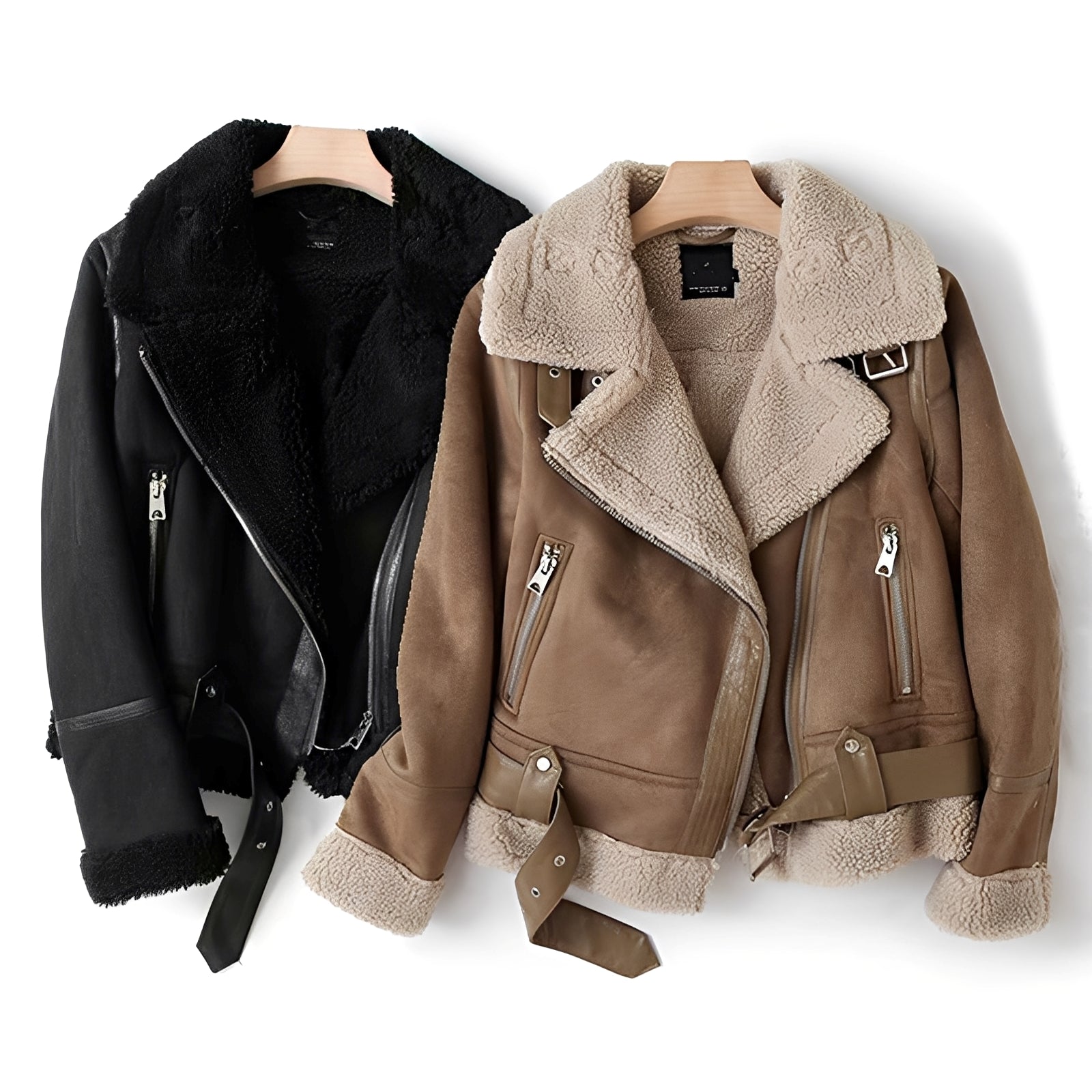 R&B | Warme, weiche Lederjacke für Frauen