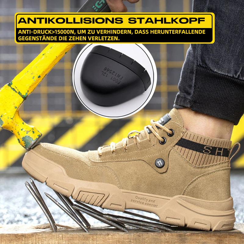 Leicht Stahlkappe Schuhe Berufsschuhe Sportlich Atmungsaktiv Schutzschuhe R&B