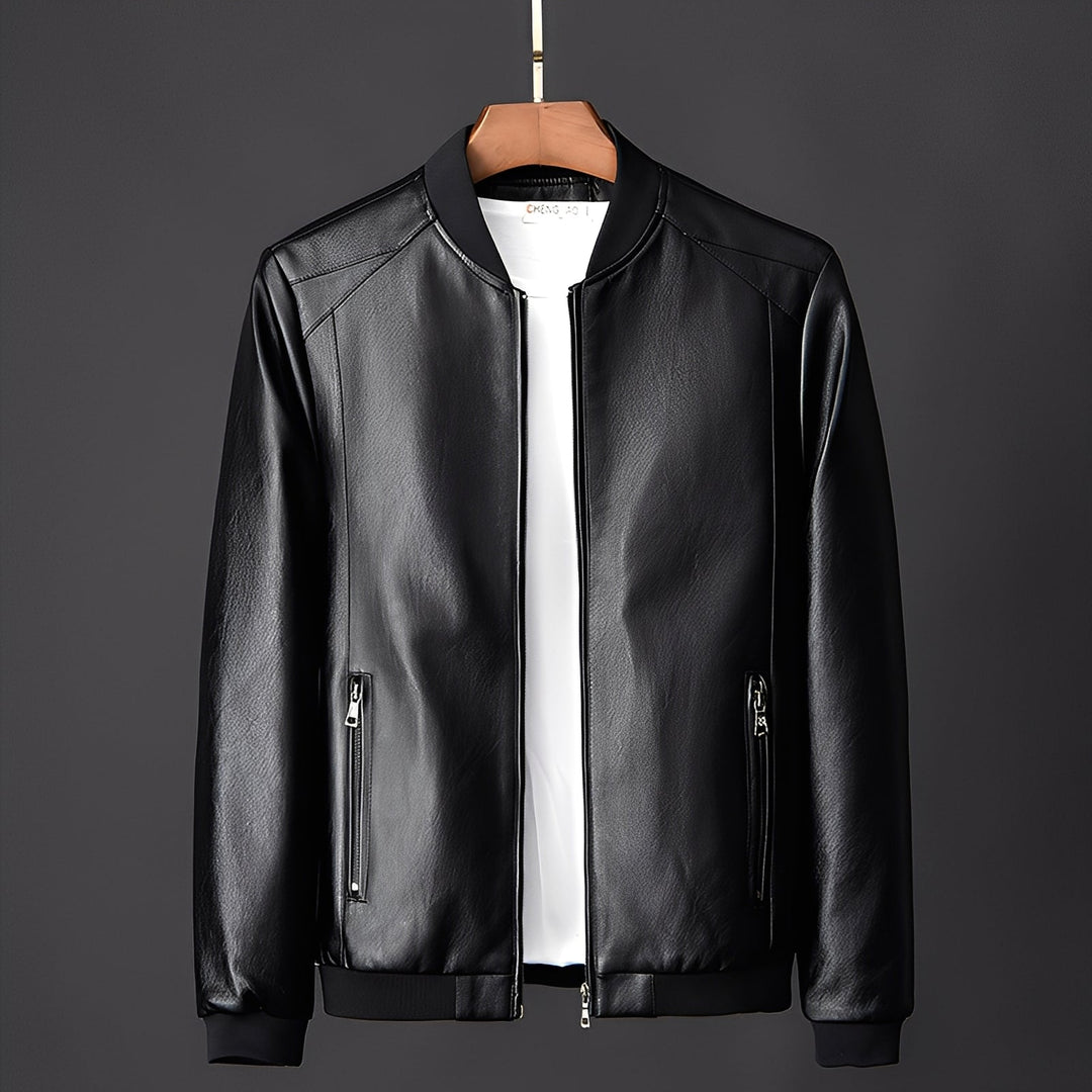 R&B | Stylische Biker-Lederjacke für Männer