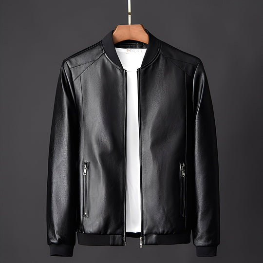 R&B | Stylische Biker-Lederjacke für Männer