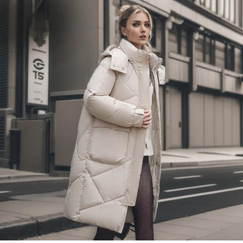 R&B | Lange Jacke für Frauen Winter Warm