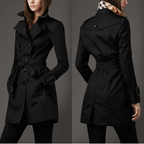 Heidi-Mode | Schlanker Trenchcoat mit Doppelter Knopfreihe