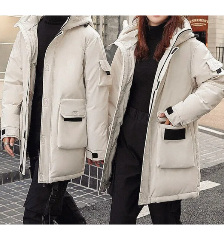 R&B | delige winterparka set - isolierte Jacke mit Kapuze für Damen