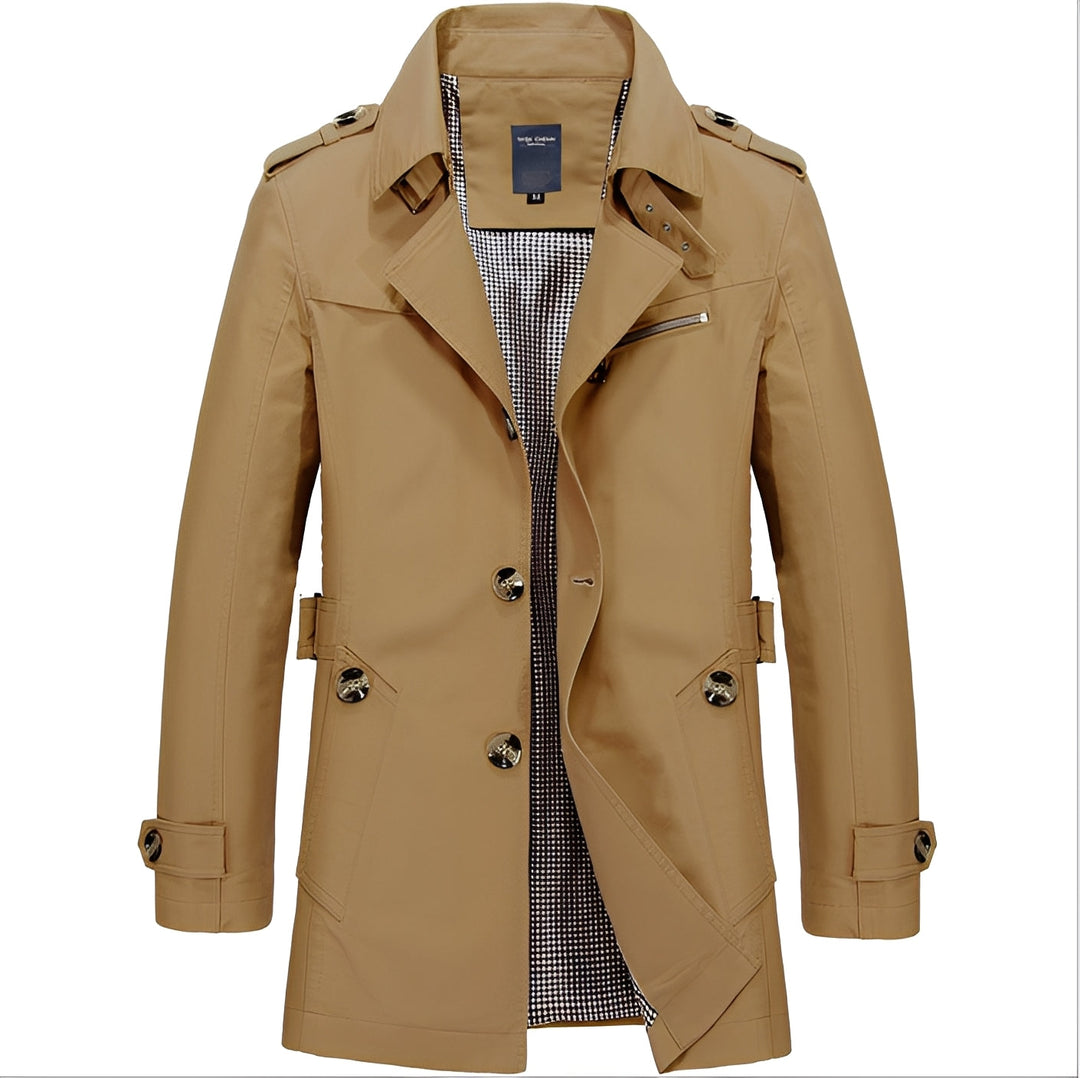 R&B | Eleganter Windbreaker Trenchcoat für Männer