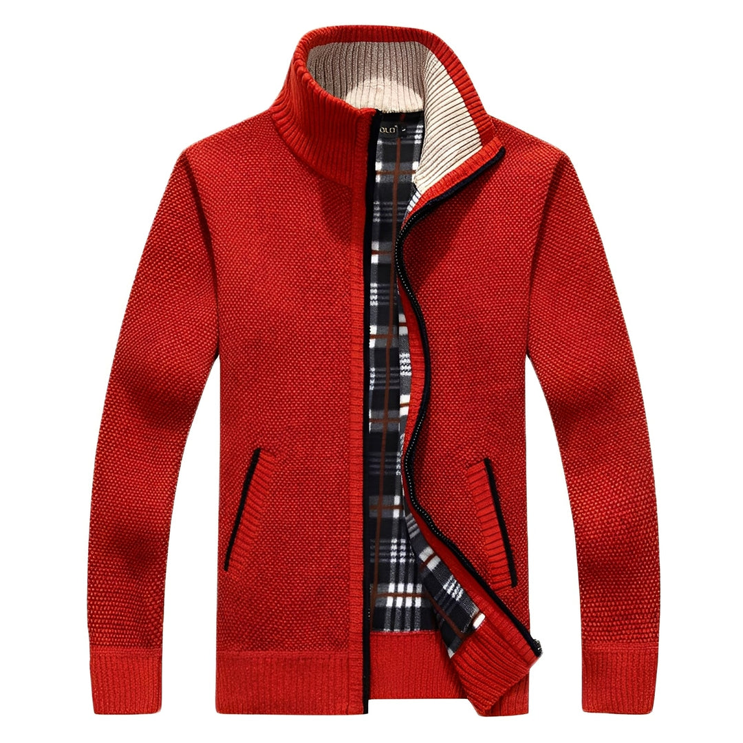 R&B | Stylischer Cardigan mit weichem Fleece-Futter für Männer
