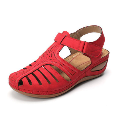 Khaki Leder SommerkomfortSandalen R&B