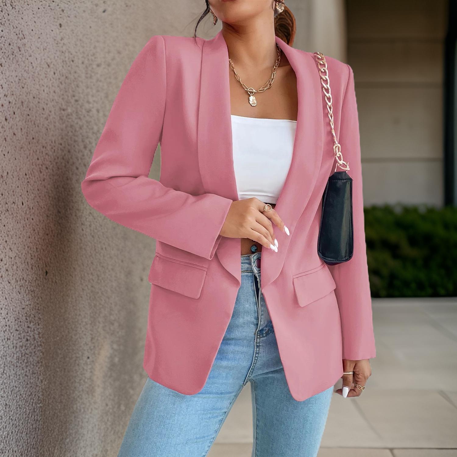 R&B | Stylischer Damenblazer Aus Polyester-Baumwolle
