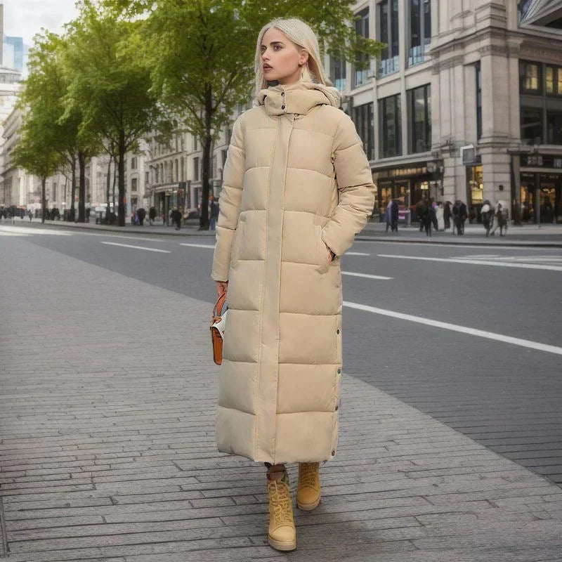 R&B | Langer Wintermantel für Damen, stilvoll und warm