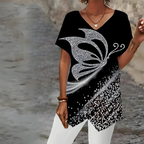 R&B | Stylisches Hemd mit V-Ausschnitt