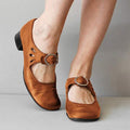 R&B | Orthopädische Vintage-Schuhe mit Runder Zehenpartie