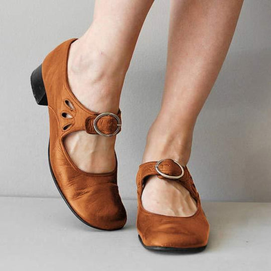 R&B | Orthopädische Vintage-Schuhe mit Runder Zehenpartie