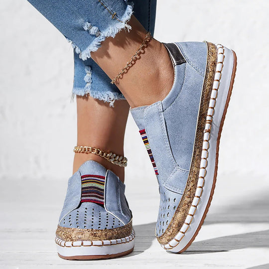 Retro flache Freizeitschuhe R&B