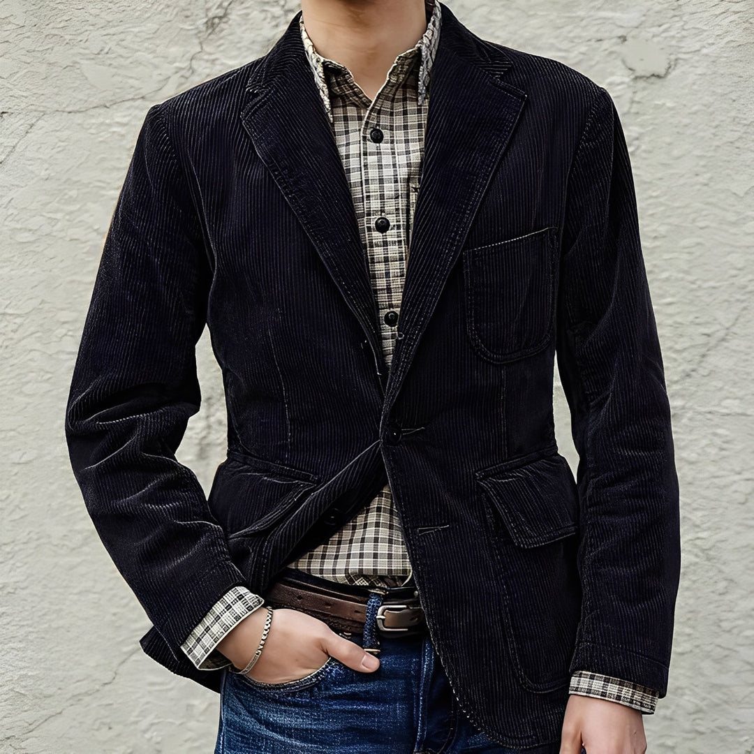R&B | Legere Wolljacke mit Taschen für Herren