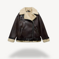 R&B | Shearling Bikerjacke für Frauen