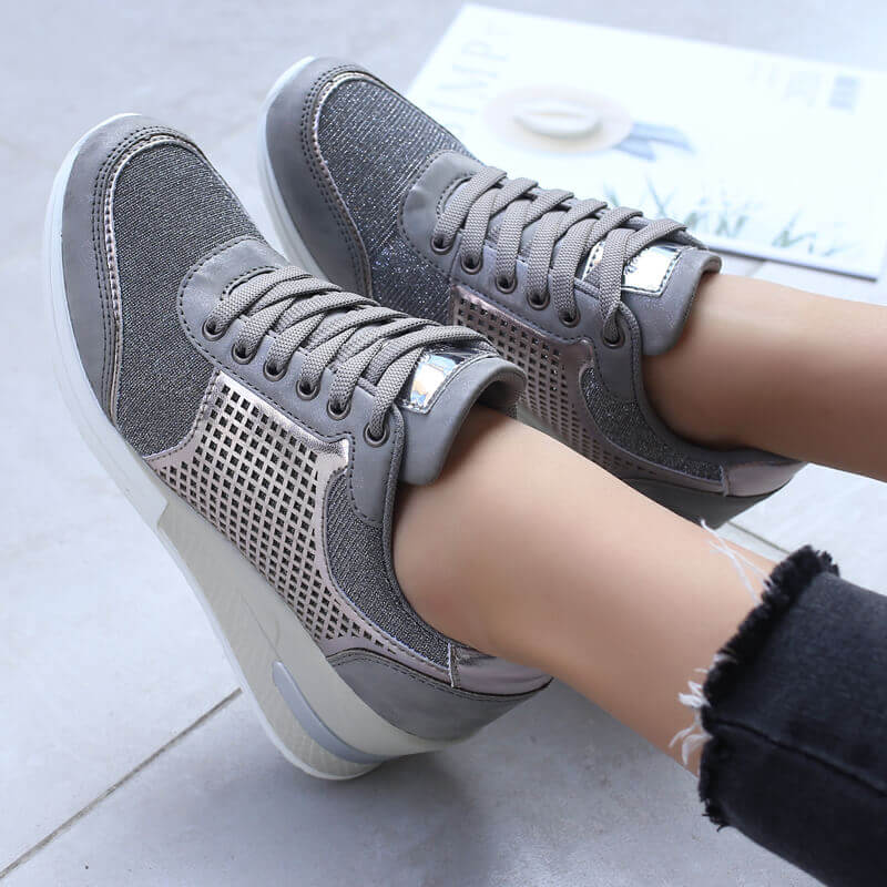 Damen Wedge-Heels mit Schnürverschluss R&B