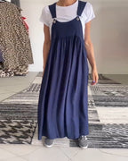 R&B | Kleid Lässig Einfarbig Hosenträger