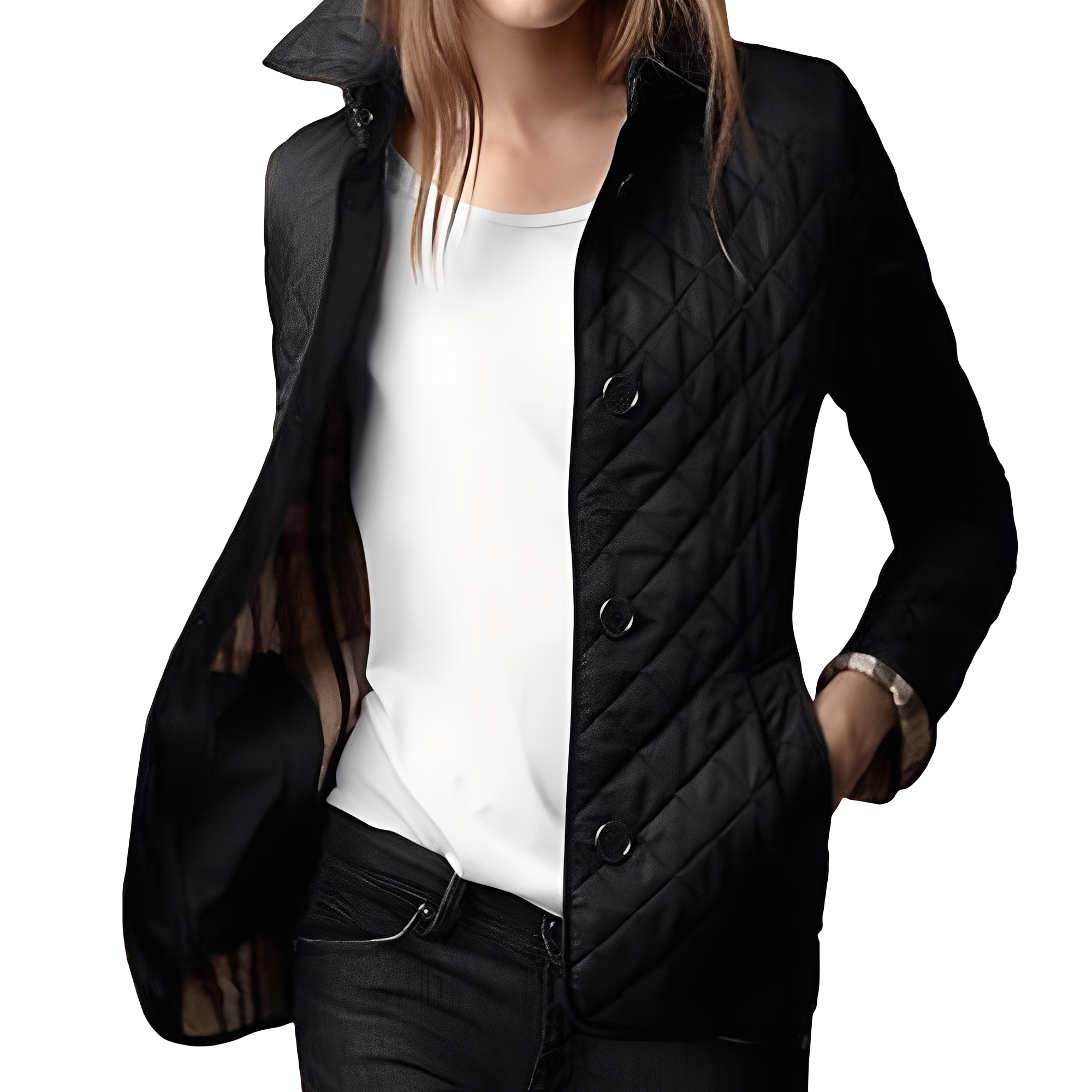 R&B | Elegante, enge Herrenjacke mit Knöpfen