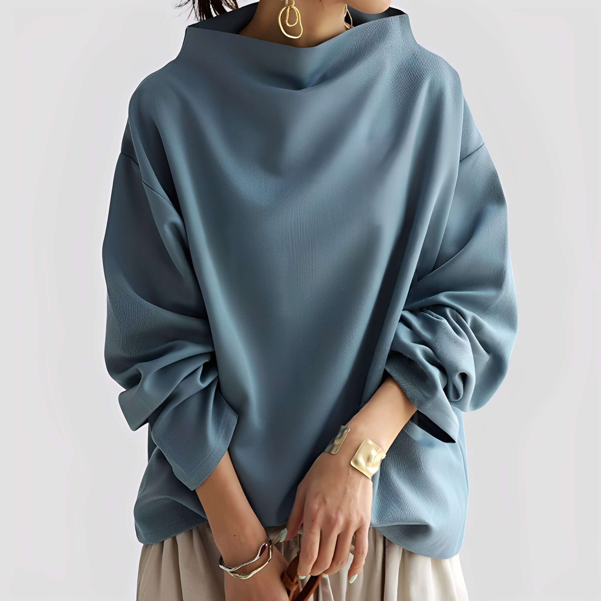 R&B | Schicker, locker geschnittener Damenpulli
