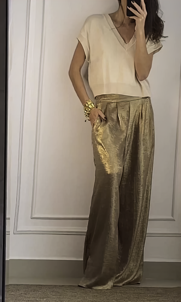 Damen Top- und Hosen-Set mit Bequemem Schnitt & Stylischem Design | EB