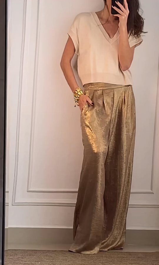 Damen Top- und Hosen-Set mit Bequemem Schnitt & Stylischem Design | R&B