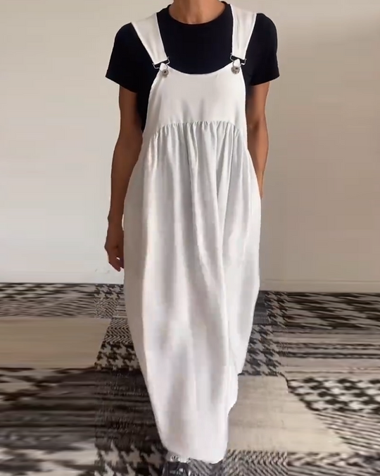 R&B | Kleid Lässig Einfarbig Hosenträger