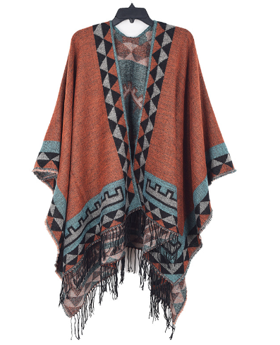 R&B | Gestrickter Poncho - Stilvoll & Warm