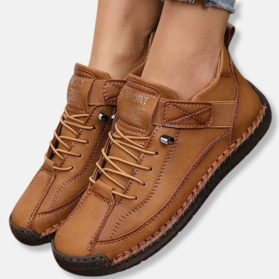 R&B | Stiefel Bis Zur Mitte Der Waden – Schnürung – Wasserabweisend – Rutschfeste Sohle – Lässige Passform