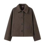 R&B | Damen Oversized Button Down Winter Mantel Warme