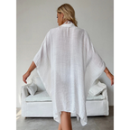 Vielseitiger F maus-Strandkimono mit Knöpfen