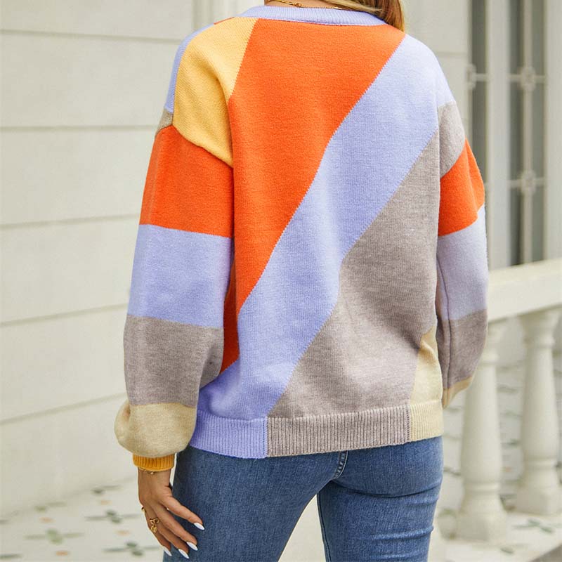 R&B | Farbblock Pullover