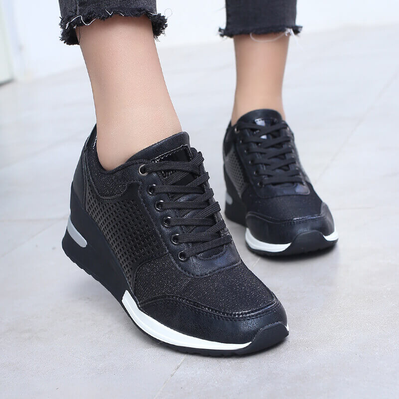 Damen Wedge-Heels mit Schnürverschluss R&B