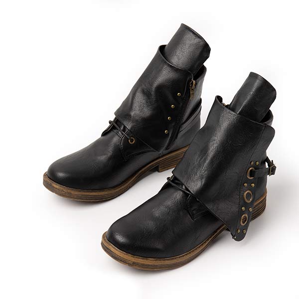 R&B | Bequeme Rutschfest Seitenreißverschluss Stiefelette