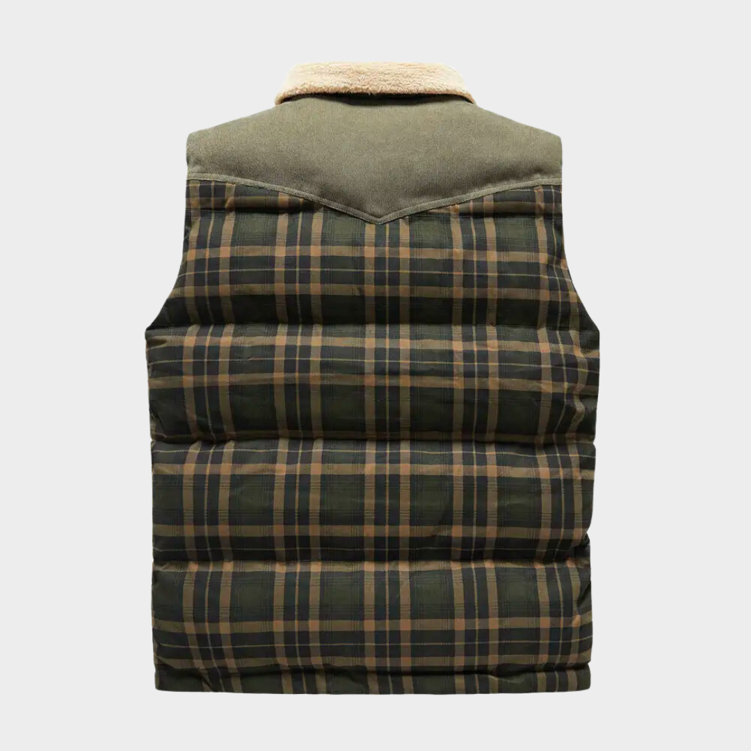 R&B | Klassisch kariertes Herren Bodywarmer