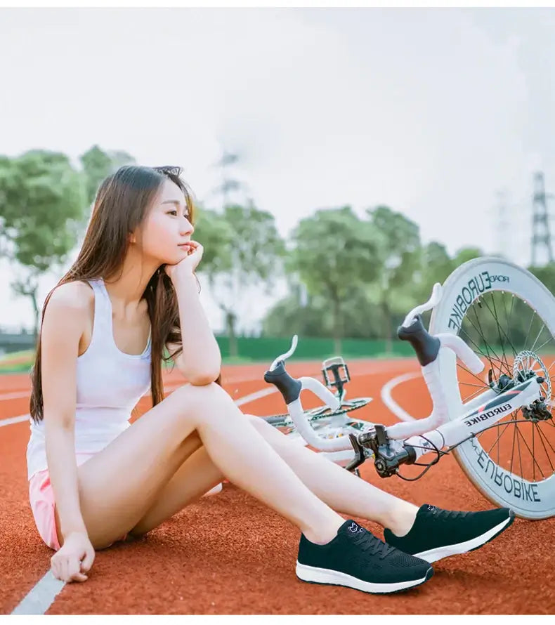 Damen Atmungsaktive Mesh Sneakers R&B