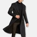 R&B | Wollmischung maßgeschneiderte Passform Knopf klassischer Formalstil
