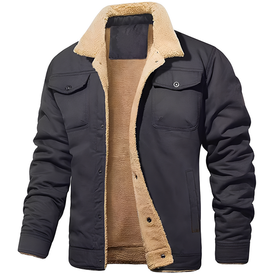 R&B | Freizeitjacke aus Fleece-Twill für Herren